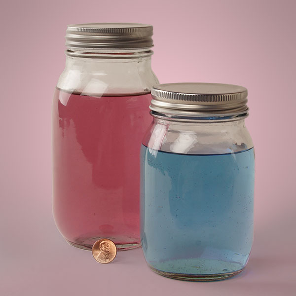24ea - 5 Oz Round Glass Jar With Lid by Paper Mart